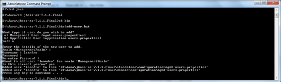 Configurando o JBoss AS 7